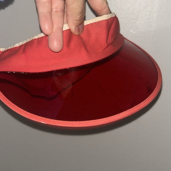 Vintage Red Visor - Picture 1 of 4